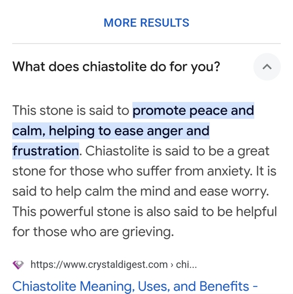 New Sterling Silver Chiastolite and garnet ring Size 9 - Picture 6 of 15